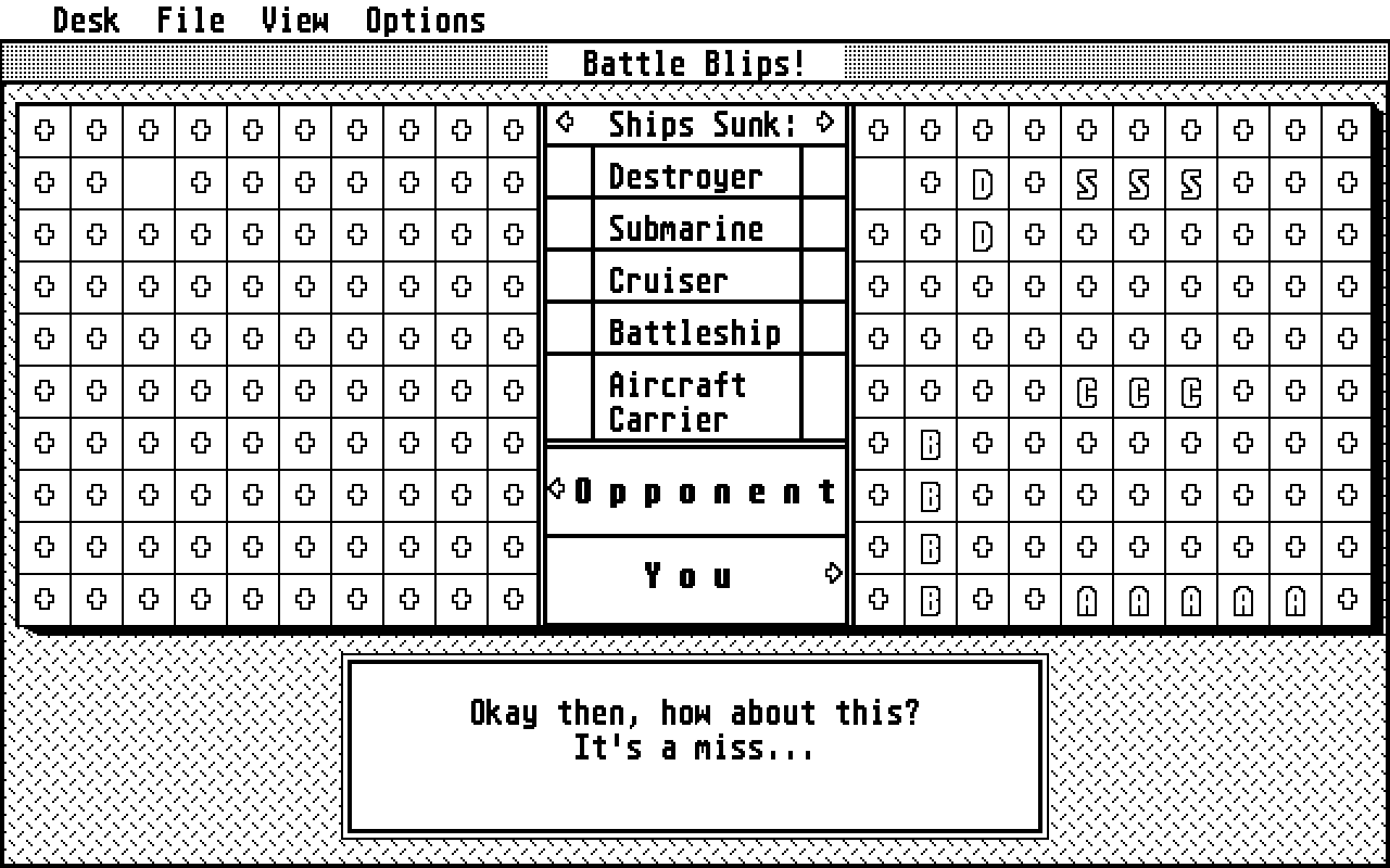 Battle Blips! atari screenshot